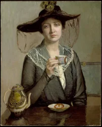Egy csésze tea, 1900 körül