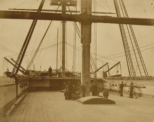 A HMS „Impegnable” negyedfedélzete