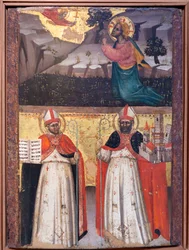 Imádság a kertben. Szent Ambrus és Petronius