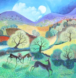 Summer Fields, 2020, (akril)