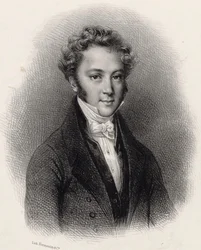 Ignaz Moscheles zongoraművész és zeneszerző portréja 1794-1870 , c. 1830.