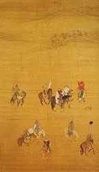Kublaj kán (1214-94) vadászaton, Jüan-dinasztia