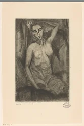 ülő nő Femme assise (eredeti cím a tárgyon)