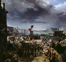 A párizsi Nemzeti Gárda elindul a hadsereghez, 1792. szeptember