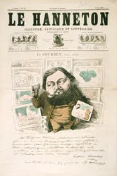 Gustave Courbet francia festő, 1867