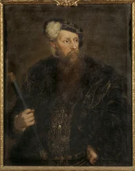 Gustave I Vasa de Suede – I. Gusztáv svéd király (1496-1560) portréja, Pasch, Lorenz, az ifjabb (1733-1805). Olaj, vászon, 1768 körül. Mérete: 98,5x78,5 cm. Nemzeti Múzeum Stockholm