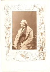 Margóra készült rajz H. C. Andersen fényképe nyomán