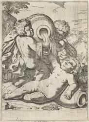 Három gyermek bacchanal