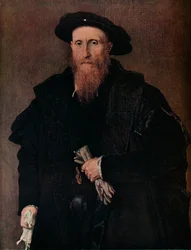 Kesztyűs úriember portréja, c1543