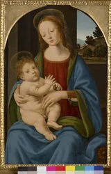 Madonna és gyermeke, 1485-90