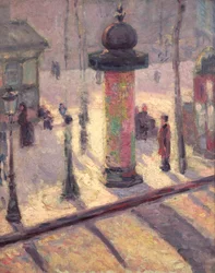 Kioszk a Clichy körúton, 1886-7
