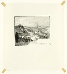 A hajnal, tizennégyes tábla a Le Long de la Seine et des Boulevards-ból
