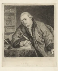 Johan Antoni Kauclitz Colizzi zeneszerző és rézkarc portréja