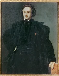 Victor Hugo költő fiatalemberként ... (festmény, vászon)