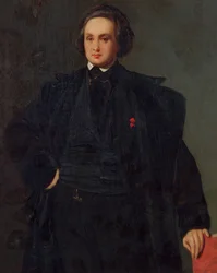 Victor Hugo (1802-85) portréja, 1833 körül