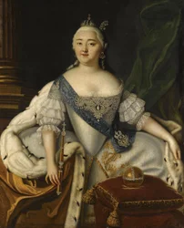 Erzsébet császárné portréja 1709-1762
