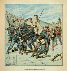 Eugene Sergent, Grenest néven ismert Loire armee, Louis Bombled (1862-1927) illusztrálásával (francia-német háború; hadjárat 1870-1871): Harc poroszok és franciák között 1870-ben, Magángyűjtemény