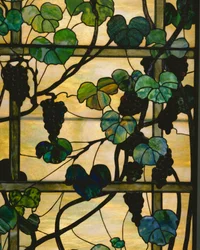 Grapevine Panel, 1902-1915 körül (ólmozott favrile üveg)