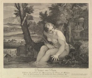 Diana a fürdőben.