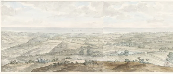 Panoráma Collis Minervalis Általános nézet a Collis Minervalis tetejéről (cím az objektumon) Utazások Olaszországban, Szicíliában és Máltán - 1778 (sorozat címe)