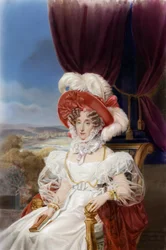 Marie-Amelie királynő portréja, 1839 körül (festmény)