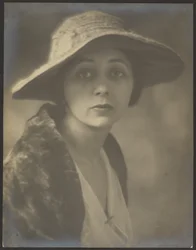 [Portrait of a Woman In Fur Capelet]