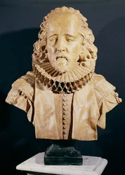 Sir Francis Bacon (1562-1626) St. Albans vikomt (márvány)