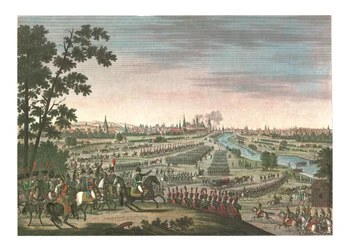 A franciák bevonulása Moszkvába, 1812. szeptember 14., 1850. k