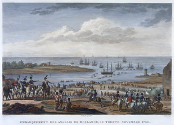"Az angolok beszállása Hollandiába, 1799. november 30."