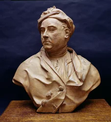 Georg Friedrich Händel (1685-1759) portrémellszobra