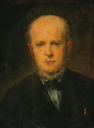 Adolph Menzel portréja 1815-1905, 1867.