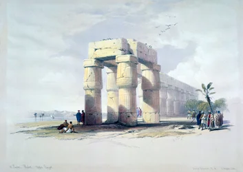 Luxorban, Thébában, Felső-Egyiptomban, 19. század