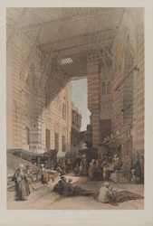 Egyiptom és Núbia, III. kötet: A selyemkereskedők bazárja, Kairó, 1848.