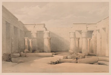 Egyiptom és Núbia: II. kötet – 18. szám, Medinet Abou, Théba, 1832.