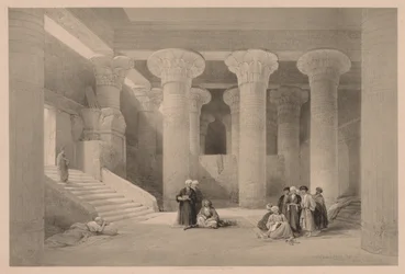 Egyiptom és Núbia: I. kötet – 24. szám, Esneh-i templom, 1838.