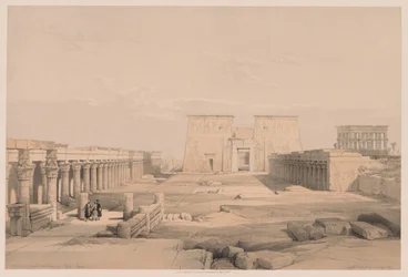 Egyiptom és Núbia: I. kötet – 42. szám, Grand Approach to the Temple of Philae, Nubia