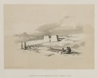 Egyiptom és Núbia, I. kötet: Wady Saboua templom megközelítése, Núbia, 1847.