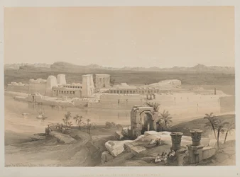 Egyiptom és Núbia, I. kötet: Philae szigetének általános képe, Núbia, 1846.