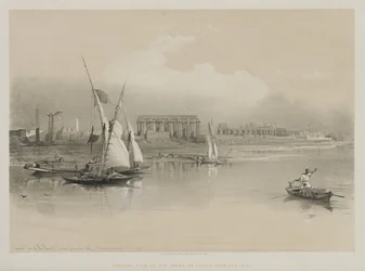 Egyiptom és Núbia, I. kötet: Luxor romjainak általános képe, A Nílusról, 1846.