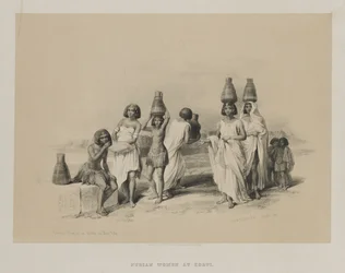 Egypt and Nubia, I. kötet: Nubian Women at Kortie, on the Nile