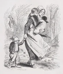 Jeanne, a vörös hajú Béranger teljes műveiből, 1836.