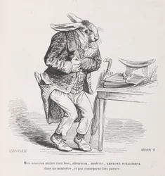 Új mesterem a Jelenetek az állatok magán- és közéletéből, kb. 1837-47.