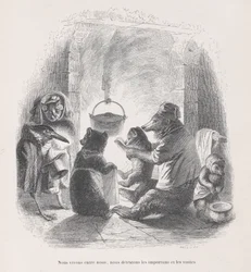 Magunk között élünk, utáljuk a kellemetlenségeket és a jelenetek látogatását a..., kb. 1837-47.