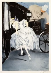Indulás, 1941 körül (rézkarc és szárazhús)