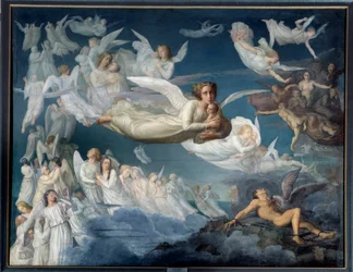 A Lélek verse. Le passage des ames Louis Janmot (1814-1892) festménye