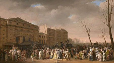 Karneváli jelenet, 1832.