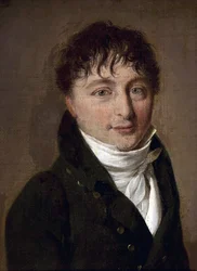 Charles Gounod (1818-1893) zeneszerző portréja, Louis Leopold (Louis-Leopold) Boilly (1761-1845) - Olaj, karton - Bibliotheque de l
