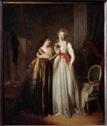 A két barát. Louis Leopold Boilly (1761-1845) festménye