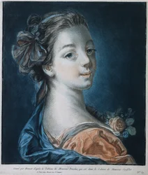 Egy nő feje Mme. Deshayes, c. 1771.