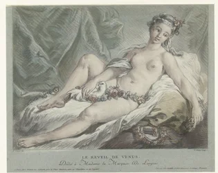 A Vénusz felébred Le reveil de Venus (cím a tárgyon)